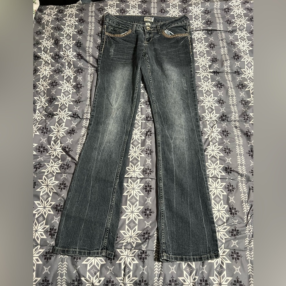 Mudd Women's Dark Wash Boot Cut Jeans